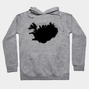 Iceland Black Hoodie